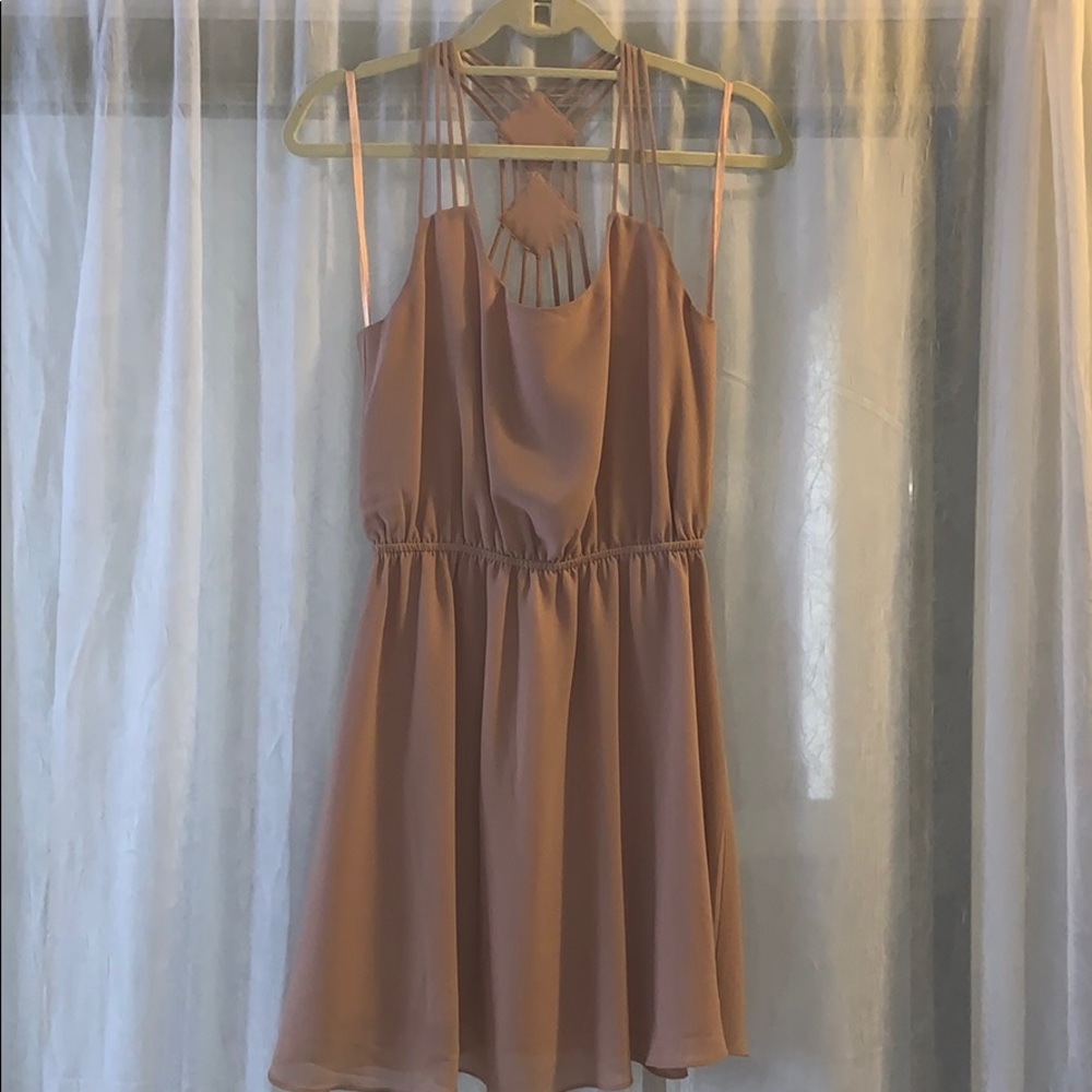 Super cute blush dress by Last April